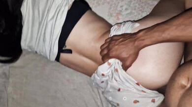 good fuck with my brother-in-law in my boyfriend's bed when he left for work