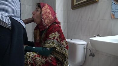 kurdish granny sucks lets african immigrant cum in her mature mouth