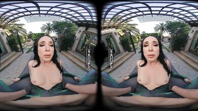 VR Conk brunette fucking cosplay Hela parody POV in VR Porn