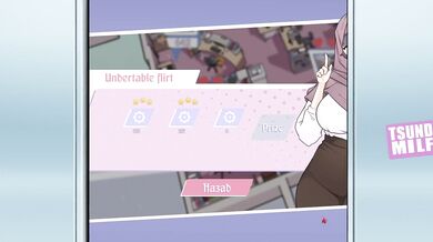 TSUNDERE MILFIN [HENTAI game] helps me work her big tits