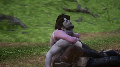 Zombie girl jerking off legs to her zombie boyfriend | cums on boots [3d hentai uncensored]