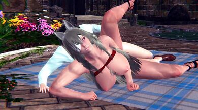 mushoku tensei Ghislaine Dedoldia spooning fuck hentai