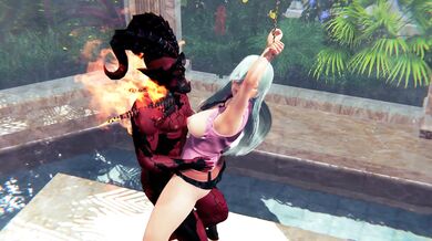 Princess Elizabeth Liones and demon bondage BDSM hentai