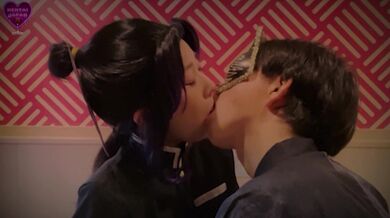Shinobu loves sloppy kiss and exchange spit | 4K 60fps | Demon Slayer | Kocho Shinobu 胡蝶しのぶ