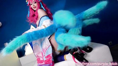 Ahri SPIRIT BLOSSOM enjoys hot cock inside
