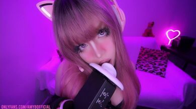 YOUR ROOMATE LICKS YOUR EARS *ASMR Amy B* youtuber, twitch streamer → NSFW videos on Onlyfans ????????