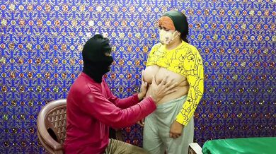 Indian Hot Doctor with her Patient