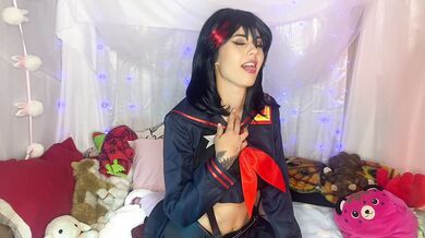 Fill a la Fill: Ryoku Swallows Gummy Bear Life Fibers Whole! FULL (Vore, Neck Swallowing)