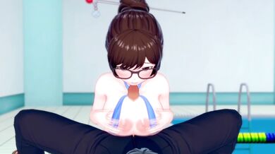 {OVERWATCH} Big Ass Mei Takes Cock {コイカツ!/3D Hentai}