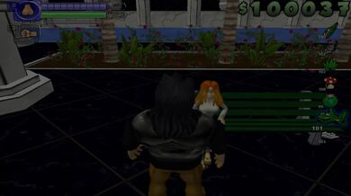 After saving the girl, he satisfied her with a carrot | 3d porn game