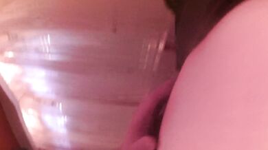 Spanking+Doggy fucking my daughter's friend, cum on her ass