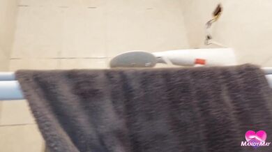 Had anal sex with the contractor and filled a squirt glass so he wouldn't wet his bed