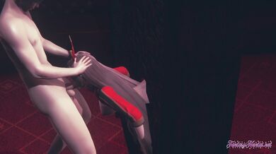 Genshin Impact Hentai - POV Amber blowjob and fucked