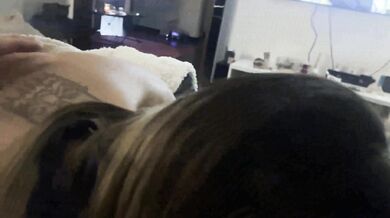 Netflix with my stepbrother, I couldn't resist having sex. I rode his big cock until I came twice.