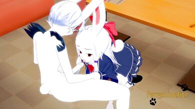 Pokemon Hentai - Cinderace fucks sexy bunny