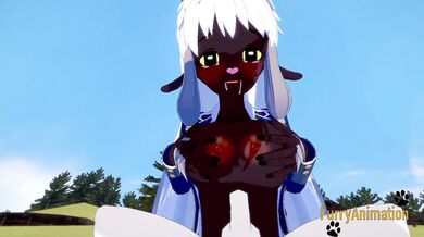 Pokemon Hentai - POV Wooloo boobjob