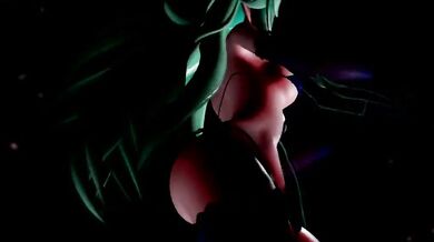 MMD18+ Sexy 4k 60fps Yamakaze Peek a Boo