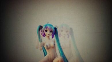 MMD 4k 18+ Miku Micro bikini Expectations [ with effects ]