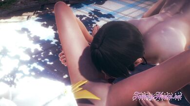 Genshin Impact Hentai - Ningguang Fingering and cunnilingus