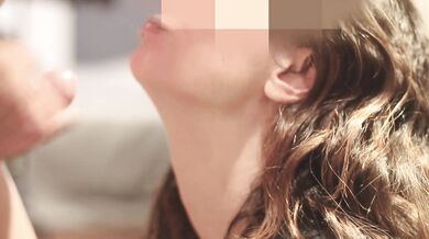 I sucked my coworker's cock in the hotel bathroom.