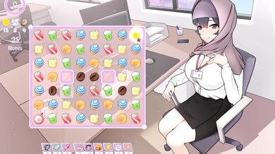 Tsundere Milfin [ HENTAI Game ] Ep.6 my boss is teasing me with her massive tits