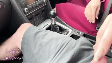 My best friends cheating MILF Mom couldn’t resist fucking me right there in her car