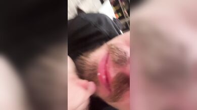 Sucking on lactating HUGE pregnant titties. Milking her right into my mouth!