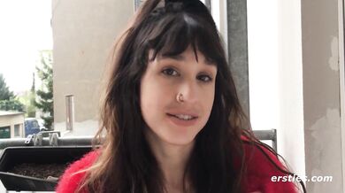 Ersties - Constantina Spanks Her Tight Ass Before Fingering Herself