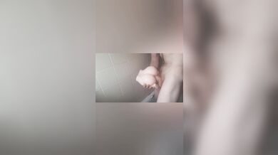 Teen fucks doll with little feet with cum and cumshot x2