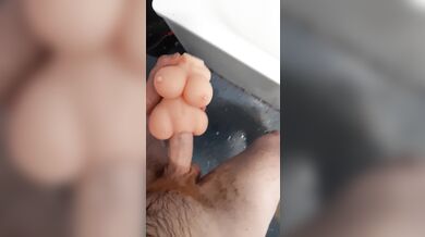 Teens Super tiny doll gets fucked and cum on twice and the 3rd had nothing left