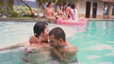 Strangers Catch Me Fucking In Public Pool and i make a big squirt kathalina7777