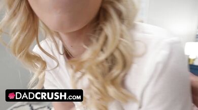Dad Crush - Pretty Big Titted Teen Blondie Loves Pranking Her Step Father