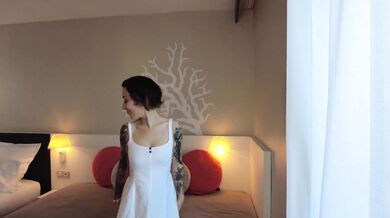 A she-devil turns on a couple of innocent virgin angels for Halloween - Luna Rival and Irogenia