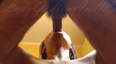 Deepthroat - He fucks my mouth and fills it with cum! ???????????? Amateur - POV - Dripping saliva