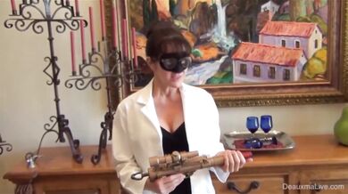 Busty Costumed MILF Deauxma Cums With Crazy Evil Dr Focker!