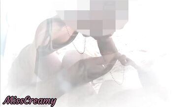 Public beach blowjob compilation - French Amateur