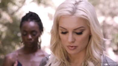 Wicked - Captain Marvel Makes Her Alter Dimension Black Self Squirt Hard FULL SCENE