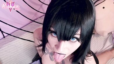 Kakao chan halloween costume Mavis get fucked!