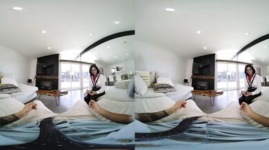 VR Conk Free Guy XXX Fuck Parody with Sexy Natural Tits Babe Vanessa Moon VR Porn