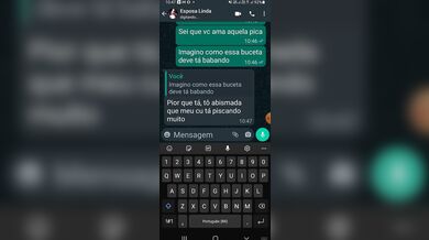 Esposa explorando pro corno deixar ela ir para o motel com o comedor, safada tá com o cu piscando