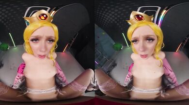 VR Conk Fuck Beautiful Princess Peach In Best Super Mario XXX Parody VR Porn