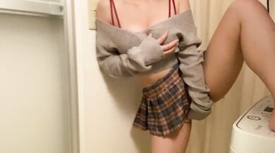 【OLの裏側】の制服コスプレしたら欲情しちゃったド変態OL