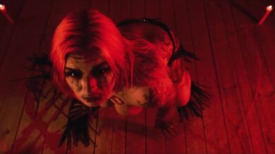 BBW Sabien DeMonia striptease and candle hardcore solo wax play, masturbation and piss