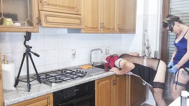 Harassments & Hardcore Ass Fuck for a Horny Sissy Maid