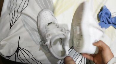 I take off my shoes after a long day of work super smelly feet