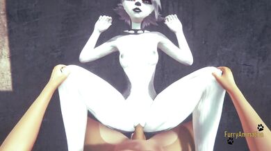 Furry Hentai - POV Wolf sucks cock and gets fucked