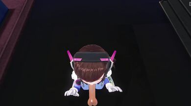 3D HENTAI DVA wants to taste your cum