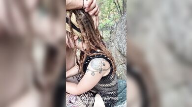 Hippie Girlfriend Deepthroats You at a Festival