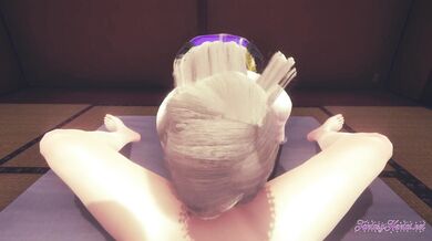 Genshin Impact Hentai 3D - POV Lisa boobjob suck and fucked