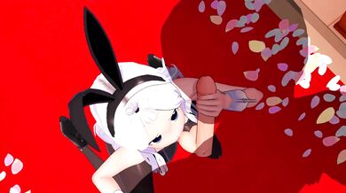 BUNNY GIRL FAIRY TAIL MIRAJANE STRAUSS 3D HENTAI